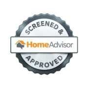 HomeAdvisor Screened and Approved garage door repair certification