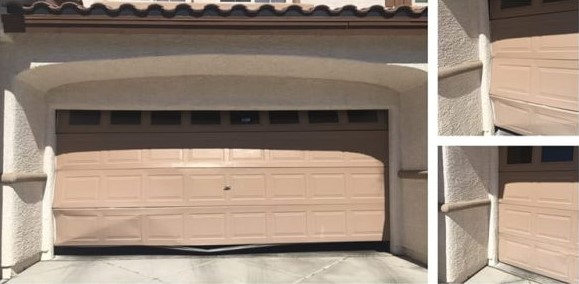 Before broken garage door Before broken garage door