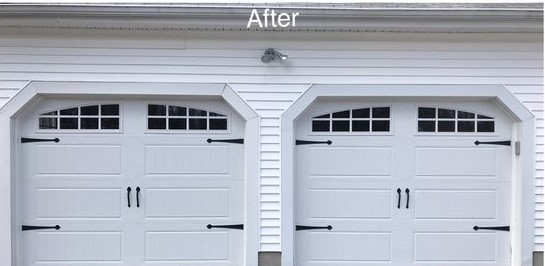 garage door after fixing garage door after fixing