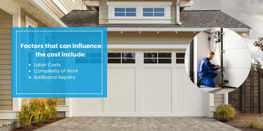 Factors that can influence the cost include: