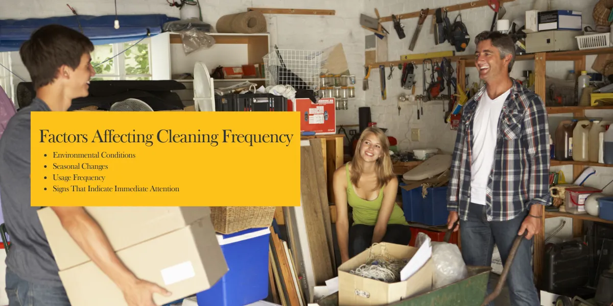 actors Affecting Cleaning Frequency