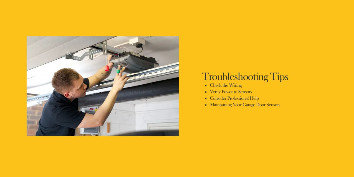 Troubleshooting Tips for Aligning Garage Door Sensors
