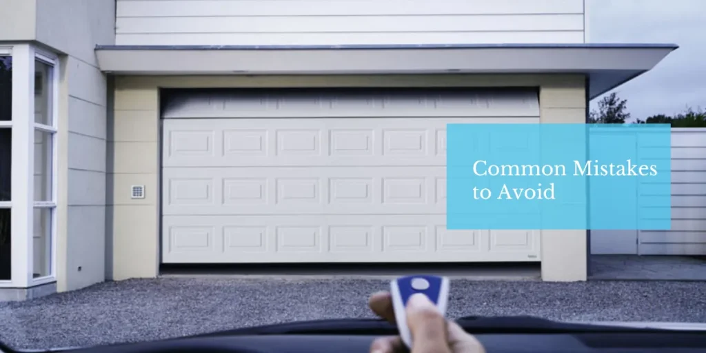 garage door weatherproofing mistake