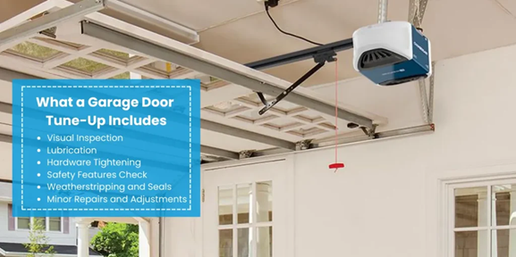 What a garage door tune up includes